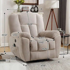 Power Lift Recliner Chair with Heat, Massage, USB Port