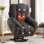 Power Lift Recliner Chair with Heat, Massage, USB Port