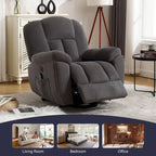 Power Lift Recliner Chair with Heat, Massage, USB Port