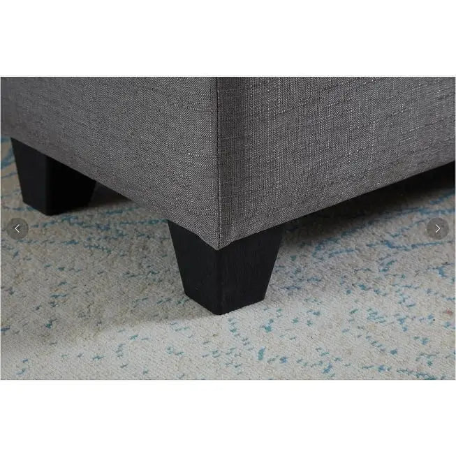 Upholstered Storage Rectangular Bench, Bedroom End of Bed Bench