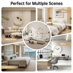 144 Modular Compression Sofa Set Convertible Sectional Sleeper Couch with 2 Ottomans