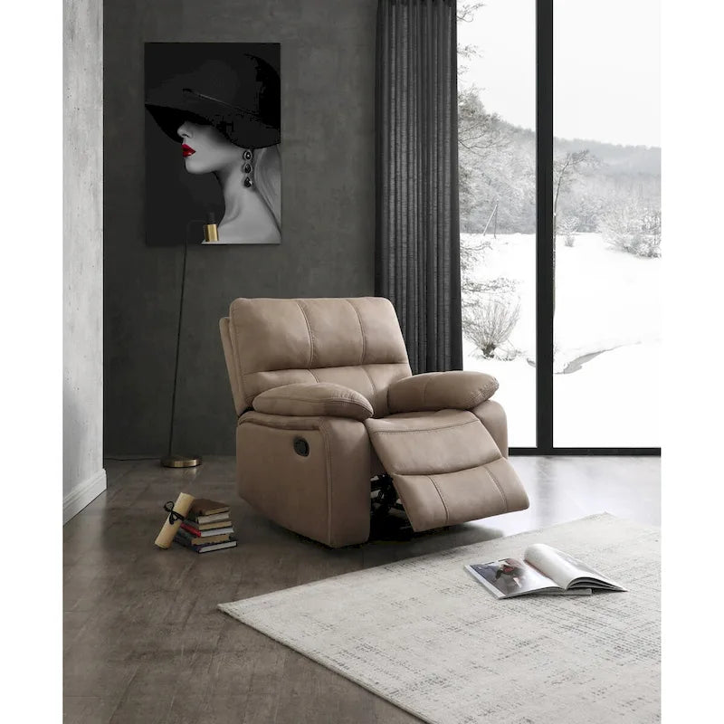 Betsy Furniture 3 Piece Microfiber Reclining Living Room Set, Sofa, Loveseat and Chair