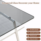 38.58 Rectangle Coffee Table with Modern Design