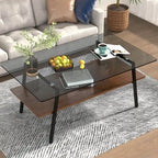 38.58 Rectangle Coffee Table with Modern Design