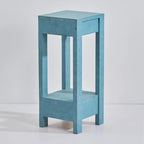 Rustic Farmhouse Solid Wood Accent End Table Sofa Side Table - 11 W x 26 H
