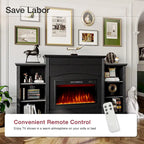 Electric Fireplace with 67 Mantel