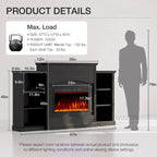 Electric Fireplace with 67 Mantel