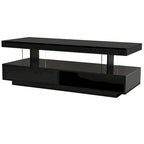 Coffee Table with 2 Drawers and Display Shelves