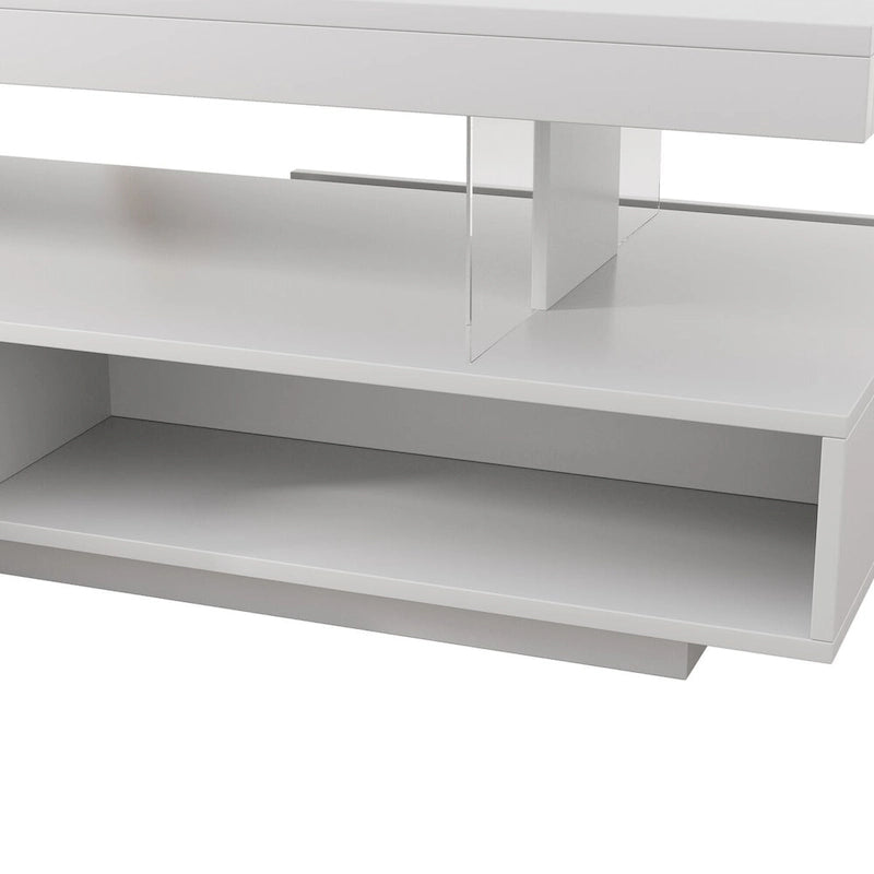 Coffee Table with 2 Drawers and Display Shelves