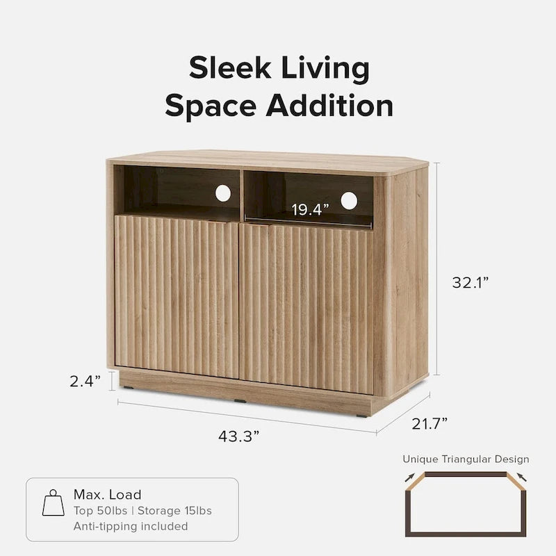 Mopio Brooklyn Corner TV Stand