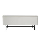 Rochester 2-Drawer 4-Shelf TV Stand Credenza with Iron Legs