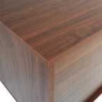 Rochester 2-Drawer 4-Shelf TV Stand Credenza with Iron Legs