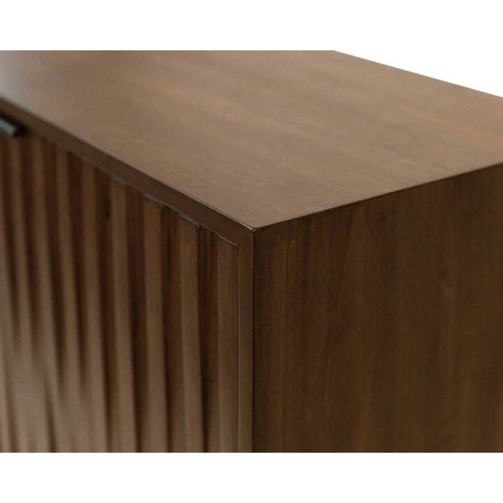 Mid-century Modern Console/Credenza, Office Console, Accent Credenza, Brown