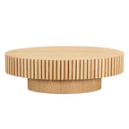 Modern Handcraft Drum Coffee Table