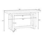 Harper&Bright Designs Contemporary Entryway Console Table