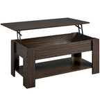 Yaheetech 47.5 Lift Top Coffee Table, Hidden Compartment/ Open Shelf