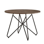 Mabel 42-inch Iron and Wood Round Dining Table or Dining Set by iNSPIRE Q Modern