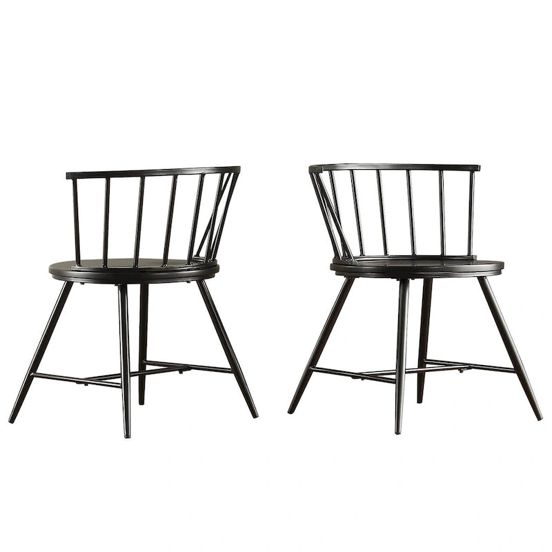 Mabel 42-inch Iron and Wood Round Dining Table or Dining Set by iNSPIRE Q Modern