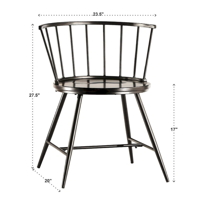 Mabel 42-inch Iron and Wood Round Dining Table or Dining Set by iNSPIRE Q Modern