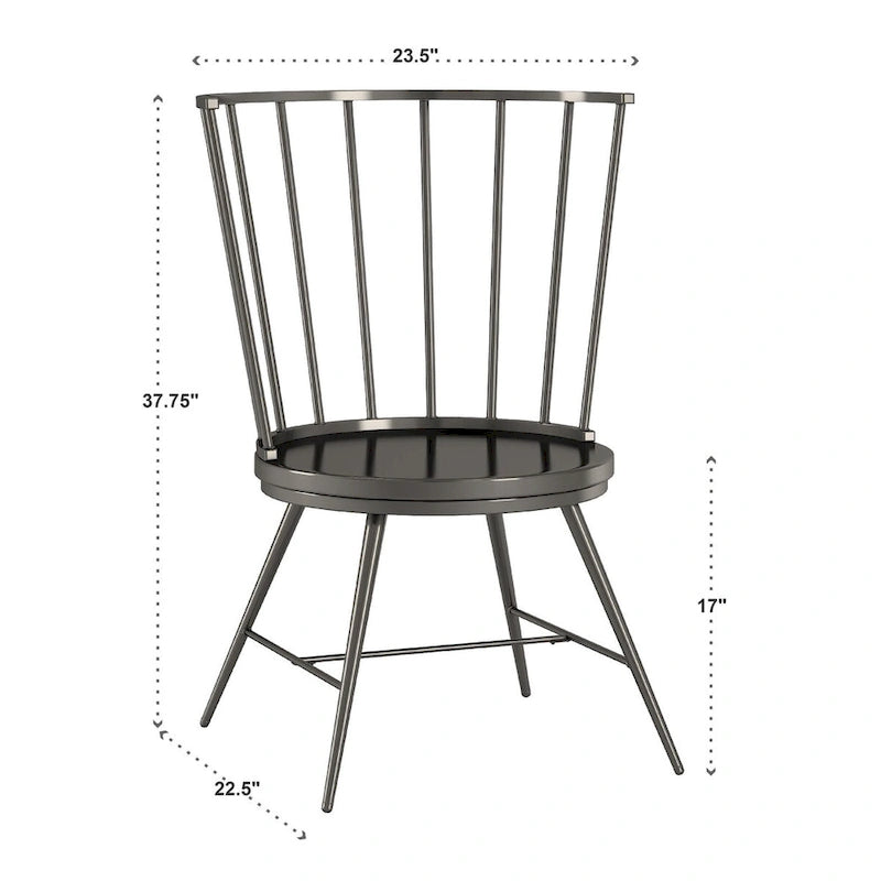 Mabel 42-inch Iron and Wood Round Dining Table or Dining Set by iNSPIRE Q Modern