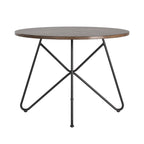 Mabel 42-inch Iron and Wood Round Dining Table or Dining Set by iNSPIRE Q Modern