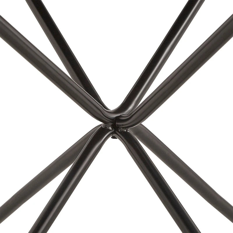 Mabel 42-inch Iron and Wood Round Dining Table or Dining Set by iNSPIRE Q Modern