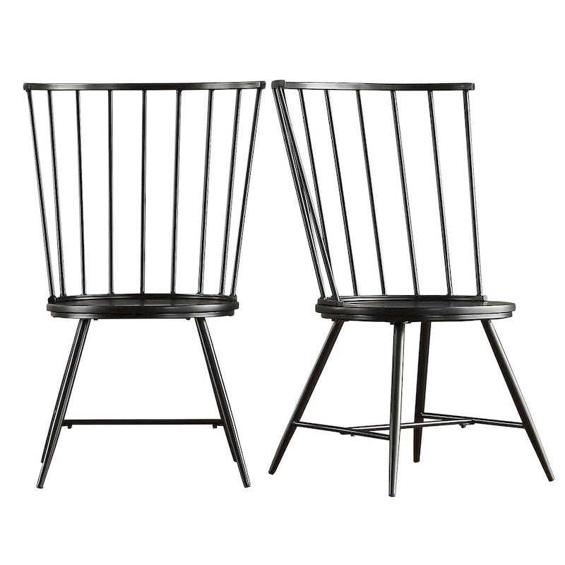Mabel 42-inch Iron and Wood Round Dining Table or Dining Set by iNSPIRE Q Modern
