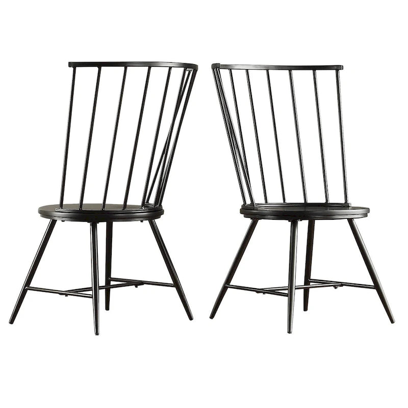 Mabel 42-inch Iron and Wood Round Dining Table or Dining Set by iNSPIRE Q Modern