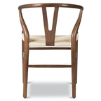 Poly & Bark Weave Chair - Solid Wood with Woven Seat