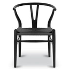 Poly & Bark Weave Chair - Solid Wood with Woven Seat