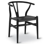 Poly & Bark Weave Chair - Solid Wood with Woven Seat