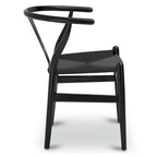 Poly & Bark Weave Chair - Solid Wood with Woven Seat