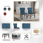 CraftPorch Mid-Century Modern Wooden Dining Chair