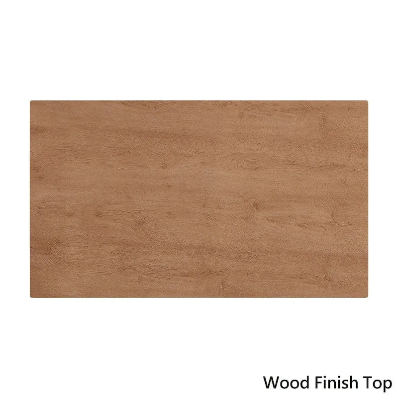 Nadine Mid-Century Dark Walnut Finish Rectangular Dining Table by iNSPIRE Q Modern