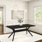 Plank and Beam Verso Cross Leg Rectangular Dining Table - 72
