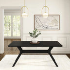 Plank and Beam Verso Cross Leg Rectangular Dining Table - 72