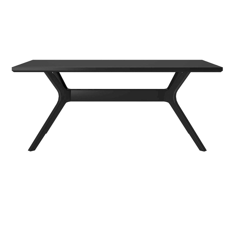 Plank and Beam Verso Cross Leg Rectangular Dining Table - 72