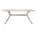 Plank and Beam Verso Cross Leg Rectangular Dining Table - 72