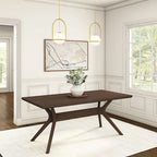 Plank and Beam Verso Cross Leg Rectangular Dining Table - 72