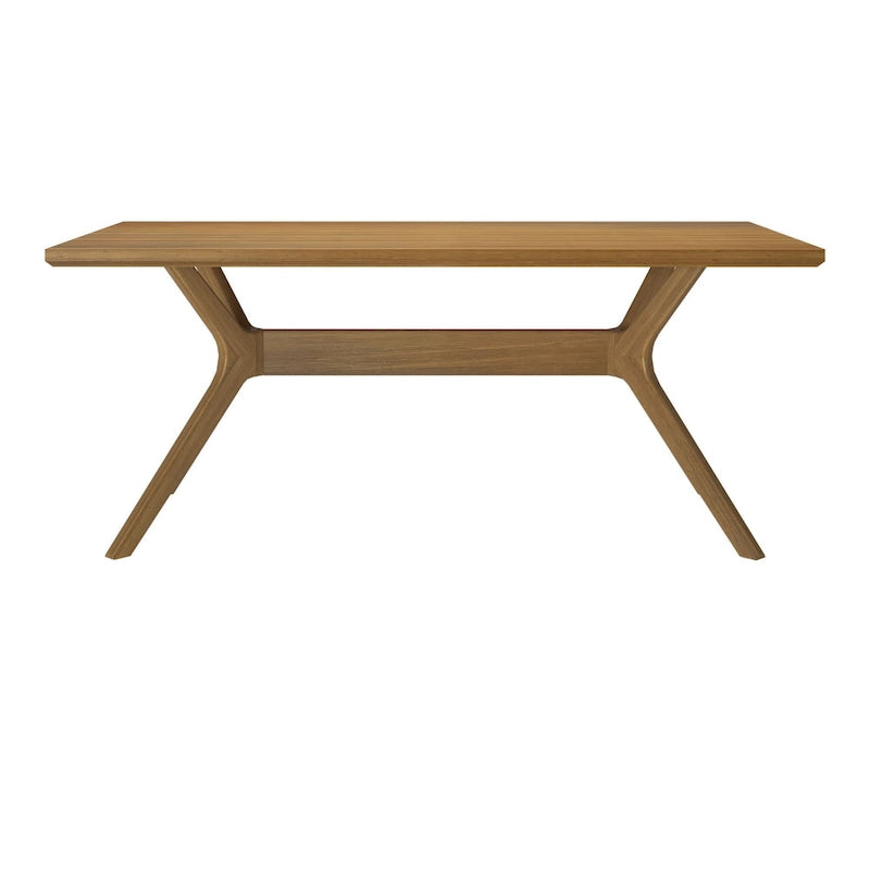 Plank and Beam Verso Cross Leg Rectangular Dining Table - 72