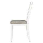 Rustic Style 6-Piece Dining Room Table Set with 4 Upholstered Chairs & a Bench