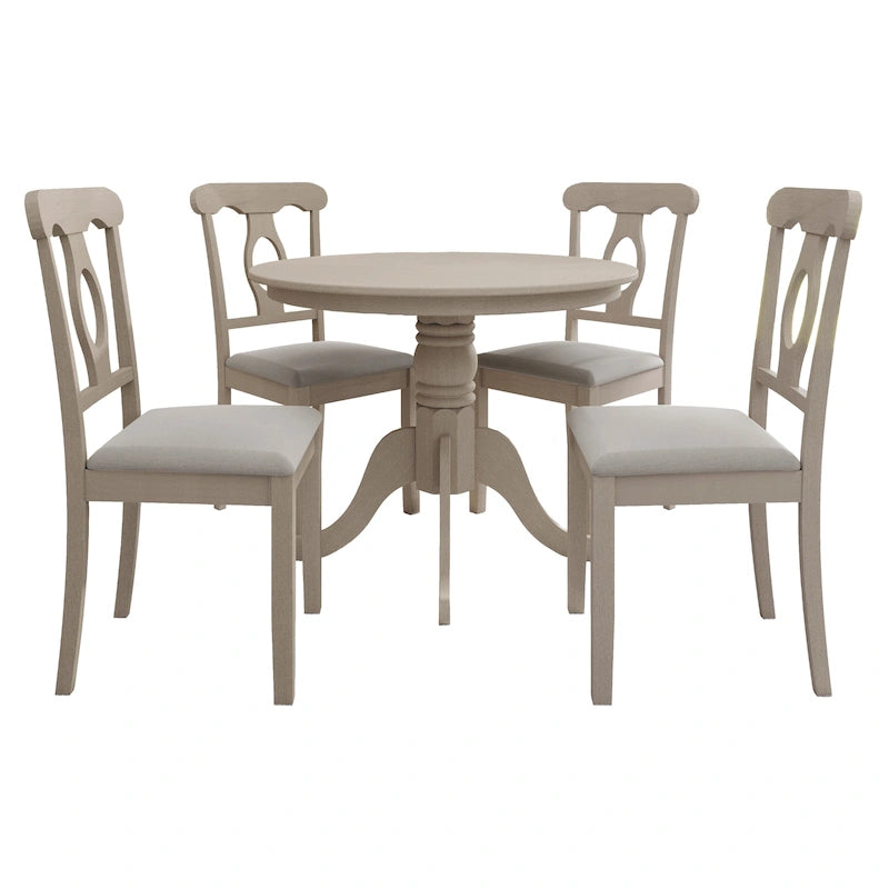 CraftPorch Mid-Century 5-piece Wooden Dining Set