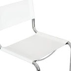 Breuer Chair Company Mart Stam Cantilever Side Chair w/ Chrome Frame (Various Bonded Leather Colors)