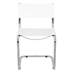 Breuer Chair Company Mart Stam Cantilever Side Chair w/ Chrome Frame (Various Bonded Leather Colors)