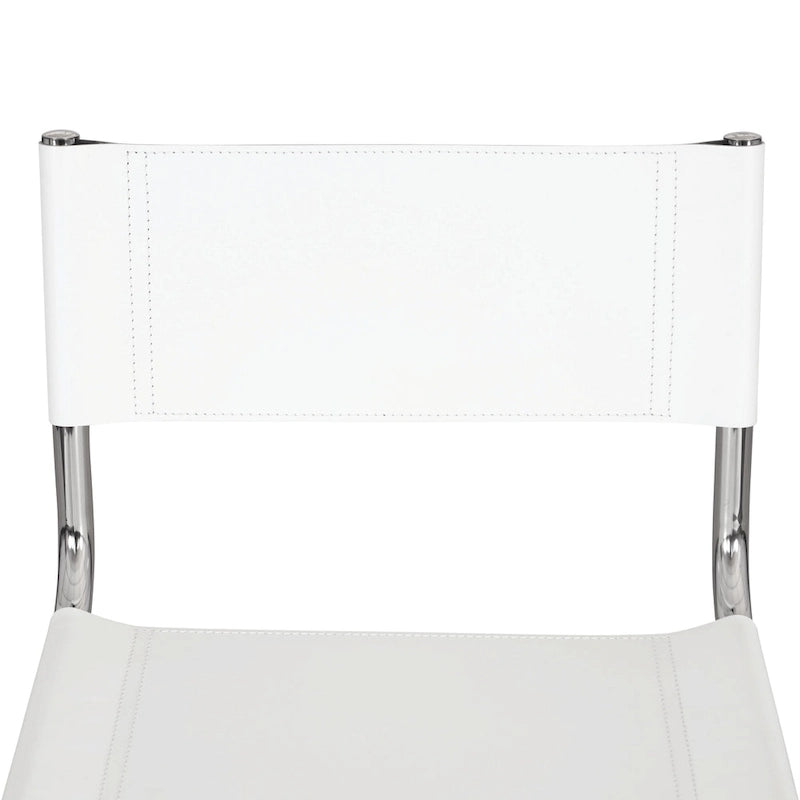 Breuer Chair Company Mart Stam Cantilever Side Chair w/ Chrome Frame (Various Bonded Leather Colors)