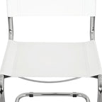 Breuer Chair Company Mart Stam Cantilever Side Chair w/ Chrome Frame (Various Bonded Leather Colors)