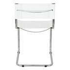 Breuer Chair Company Mart Stam Cantilever Side Chair w/ Chrome Frame (Various Bonded Leather Colors)