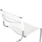 Breuer Chair Company Mart Stam Cantilever Side Chair w/ Chrome Frame (Various Bonded Leather Colors)