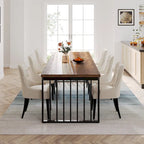 78.7 inches Diniong Table for 6-8 People, Wood Dinner Table for Dining Room