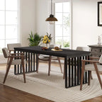 78.7 inches Diniong Table for 6-8 People, Wood Dinner Table for Dining Room